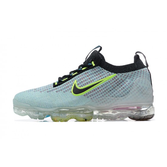 DX3367-700 Kvinnor/Män Air VaporMax 2021 Flyknit Svart Grön Skor