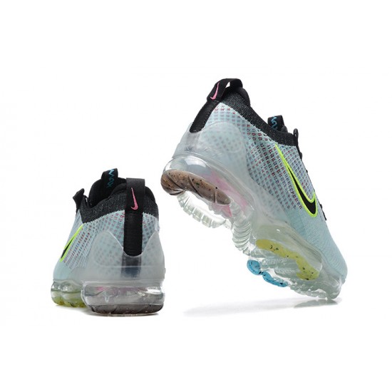 DX3367-700 Kvinnor/Män Air VaporMax 2021 Flyknit Svart Grön Skor