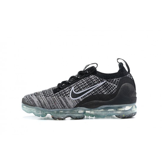 DH4088-003 Kvinnor/Män Air VaporMax 2021 Flyknit Svart Grå Skor