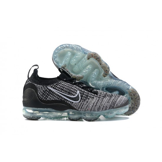 DH4088-003 Kvinnor/Män Air VaporMax 2021 Flyknit Svart Grå Skor