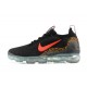 Kvinnor/Män Air VaporMax 2021 Flyknit Svart Röd Skor