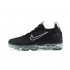 DC4112-002 Kvinnor/Män Air VaporMax 2021 Flyknit Svart Vit Skor 