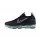 DC4112-002 Kvinnor/Män Air VaporMax 2021 Flyknit Svart Vit Skor