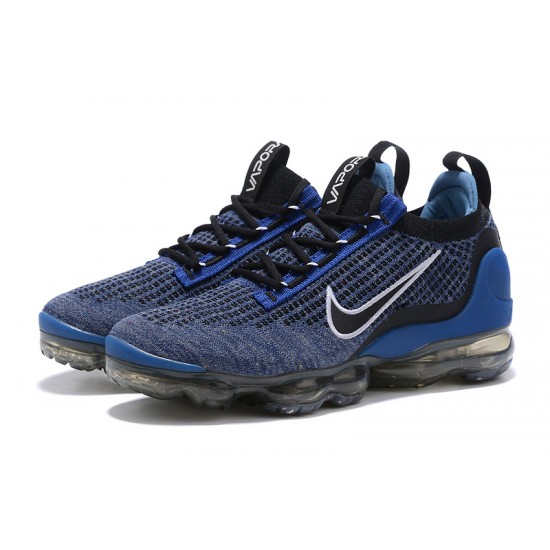 DH4086-400 Kvinnor/Män Air VaporMax 2021 Flyknit Blå Grå Skor