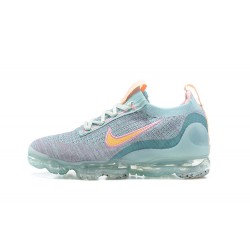 DH4088-300 Kvinnor/Män Air VaporMax 2021 Flyknit Grön Rosa Skor 