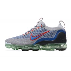 DX3368-700 Kvinnor/Män Air VaporMax 2021 Flyknit Grå Blå Skor 