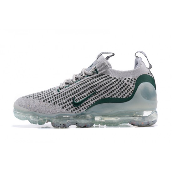 DN3074-001 Kvinnor/Män Air VaporMax 2021 Flyknit Grå Grön Skor