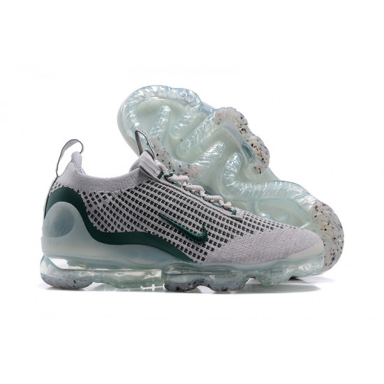 DN3074-001 Kvinnor/Män Air VaporMax 2021 Flyknit Grå Grön Skor