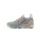 DH4084-002 Kvinnor/Män Air VaporMax 2021 Flyknit Grå Orange Skor