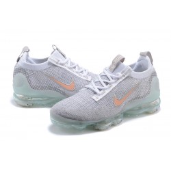 DH4090-002 Kvinnor/Män Air VaporMax 2021 Flyknit Grå Orange Skor 