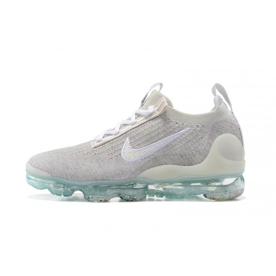 DH4088-001 Kvinnor/Män Air VaporMax 2021 Flyknit Grå Vit Skor