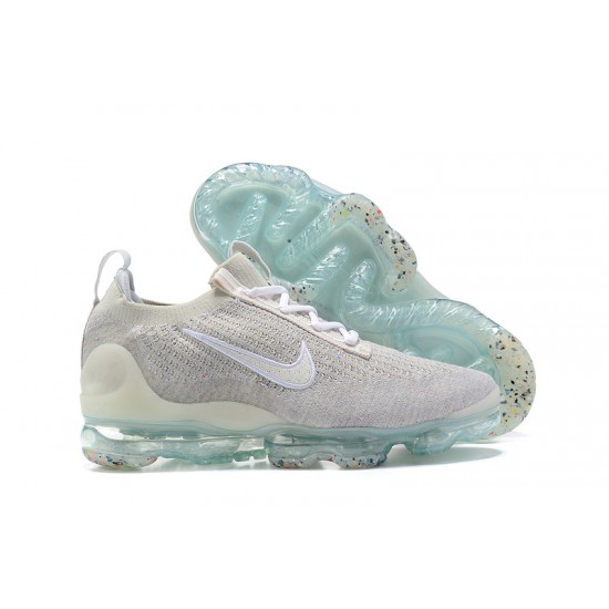 DH4088-001 Kvinnor/Män Air VaporMax 2021 Flyknit Grå Vit Skor