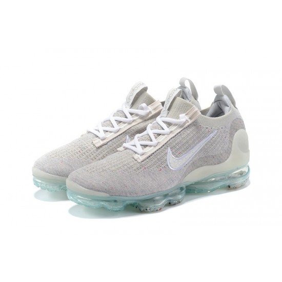 DH4088-001 Kvinnor/Män Air VaporMax 2021 Flyknit Grå Vit Skor