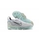 DB1550-100 Kvinnor/Män Air VaporMax 2021 Flyknit Vit Svart Skor