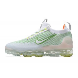 FD0871-100 Kvinnor/Män Air VaporMax 2021 Flyknit Vit Grön Skor 