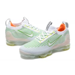 FD0871-100 Kvinnor/Män Air VaporMax 2021 Flyknit Vit Grön Skor 