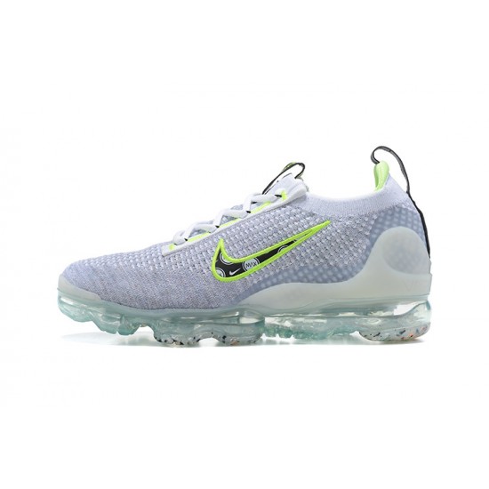 DB1550-005 Kvinnor/Män Air VaporMax 2021 Flyknit Vit Grå Skor