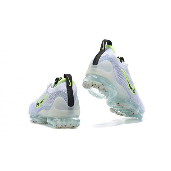 DB1550-005 Kvinnor/Män Air VaporMax 2021 Flyknit Vit Grå Skor