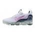 DB1550-105 Kvinnor/Män Air VaporMax 2021 Flyknit Vit Rosa Skor 