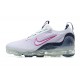 DB1550-105 Kvinnor/Män Air VaporMax 2021 Flyknit Vit Rosa Skor