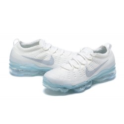 DV1678-002 Air VaporMax 2023 Flyknit Pure Kvinnor/Män Platinum Vit Blå Skor 