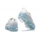 DV1678-002 Air VaporMax 2023 Flyknit Pure Kvinnor/Män Platinum Vit Blå Skor