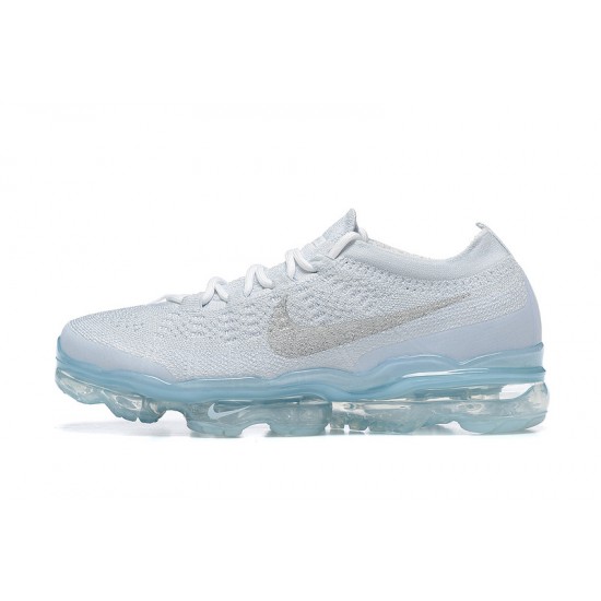 DV6840-100 Kvinnor/Män Air VaporMax 2023 Flyknit Grå Blå Skor