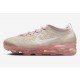 DV6840-101 Kvinnor Air VaporMax 2023 Flyknit Oatmeal Rosa Skor