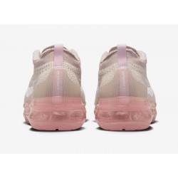 DV6840-101 Kvinnor Air VaporMax 2023 Flyknit Oatmeal Rosa Skor 