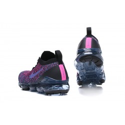 AJ6900-009 Kvinnor/Män Air VaporMax Flyknit 3 Svart Lila Skor 