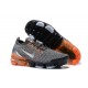 AJ6900-024 Kvinnor/Män Air VaporMax Flyknit 3 Grå Orange Skor