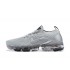 AJ6900-101 Kvinnor/Män Air VaporMax Flyknit 3 Silver Grå Skor 