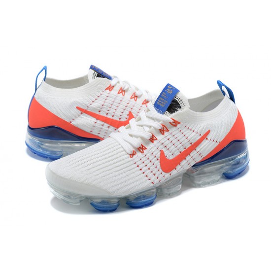 CZ7994-100 Kvinnor/Män Air VaporMax Flyknit 3 Vit Blå Skor