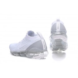 AJ6900-100 Kvinnor/Män Air VaporMax Flyknit 3 Vit Skor 