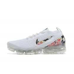 AJ6910-400 Kvinnor/Män Air VaporMax Flyknit 3 Vit Skor 