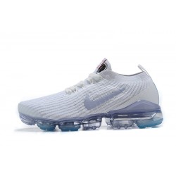 CW5643-100 Kvinnor/Män Air VaporMax Flyknit 3 Vit Skor 