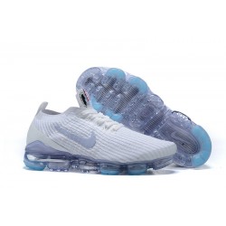 CW5643-100 Kvinnor/Män Air VaporMax Flyknit 3 Vit Skor 