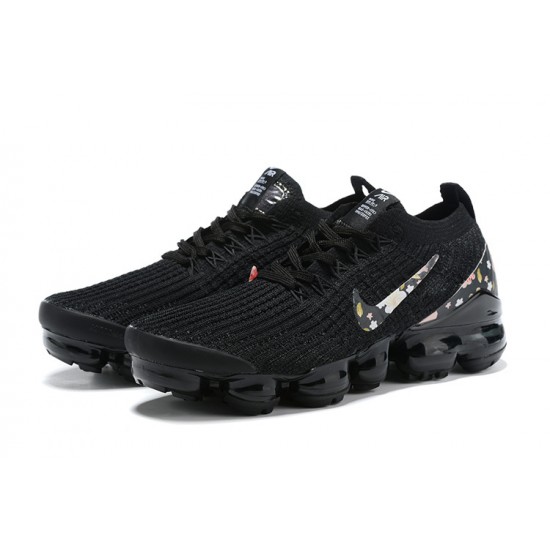 CK0730-188 Kvinnor Air VaporMax Flyknit 3 Svart Skor