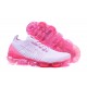 AJ6910-005 Kvinnor Air VaporMax Flyknit 3 Vit Rosa Skor