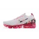 AJ6910-601 Kvinnor Air VaporMax Flyknit 3 Vit Rosa Skor