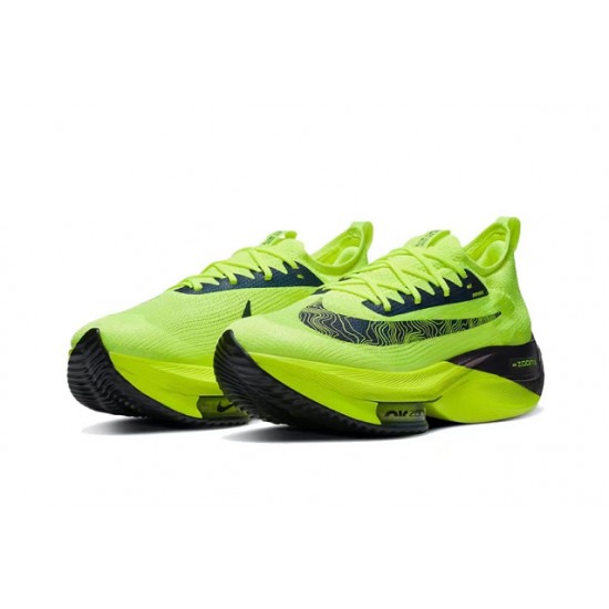 Män Air Zoom Alphafly Next 2 Neongree Svart Skor