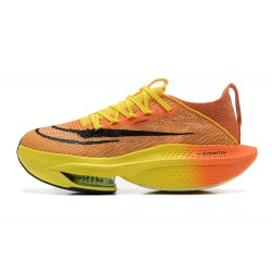 Män Air Zoom Alphafly Next 2 Orange and Gul Skor 