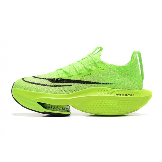 Kvinnor/Män Air Zoom Alphafly Next 2 Neongreen Skor