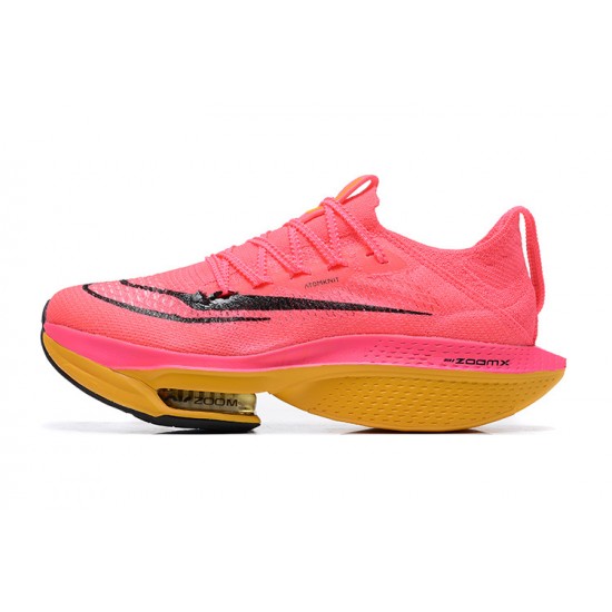 Kvinnor/Män Air Zoom Alphafly Next 2 Rosa Röd Skor