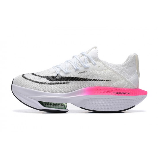 Kvinnor/Män Air Zoom Alphafly Next 2 Rosa Vit Skor