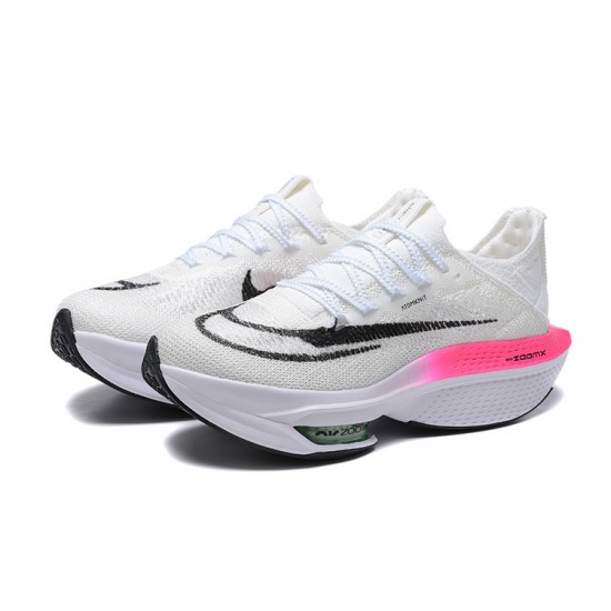 Kvinnor/Män Air Zoom Alphafly Next 2 Rosa Vit Skor