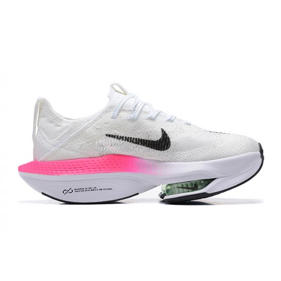 Kvinnor/Män Air Zoom Alphafly Next 2 Rosa Vit Skor