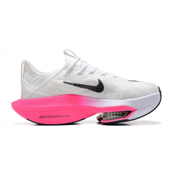 Kvinnor/Män Air Zoom Alphafly Next 2 Vit Rosa Skor