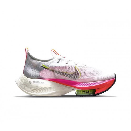 Kvinnor/Män Air Zoom Alphafly Next 2 Vit and Rosa Skor