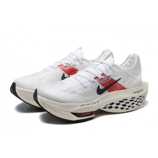 Kvinnor/Män Air Zoom Alphafly Next 2 Vit and Röd Skor